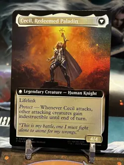 MTG Cecil, Dark Knight - Redeemed Paladin (Extended Art) [FINAL FANTASY] ✨FOIL✨ - Image 2