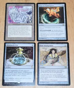 MTG 4x Rare Artifact Wand of Ith, Door to Nothingness, Hair Strung Koto - Image 1