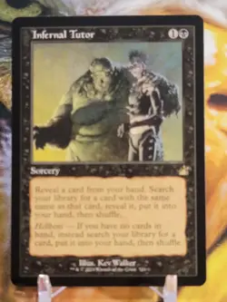 Infernal Tutor Retro Frame UNPLAYED MTG Ravnica Remastered - Image 1