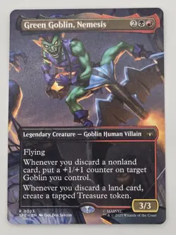 Green Goblin, Nemesis - (Borderless) - Marvel's Spiderman (SPE) - MTG - Image 1