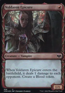 MTG Innistrad Crimson Vow - Voldaren Epicure - VOW 308 - Showcase FOIL - Image 2