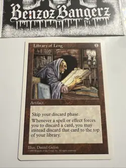Library of Leng MTG Alternate 4th Edition Near Mint/Mint (NM/NM) - Image 1