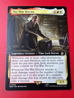 1x SHOWCASE THE WAR DOCTOR - Doctor Who - MTG - Magic the Gathering - Image 1