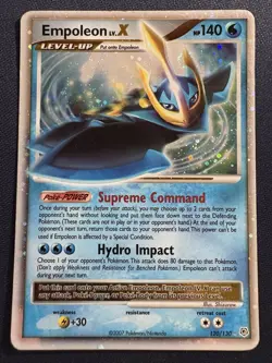 Empoleon LV.X 120/130 Pokemon 2007 Diamond & Pearl Holo Rare MP - Image 1