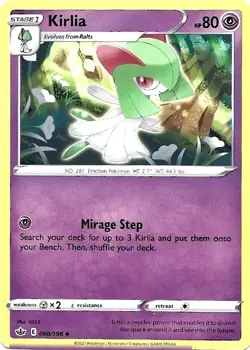 Pokemon Sword & Shield Chilling Reign Kirlia 60/198 Uncommon - Image 1