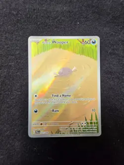 The Pokemon Company Paldean Wooper 221/193 IR Holo Paldea Evolved EN - Image 1
