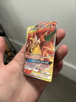 Pokemon TCG Charizard & Braixen GX Holo Ultra Rare Full Art22/236 Mint Condition - Image 3