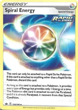 Pokemon Sword & Shield Chilling Reign Spiral Energy 159/198 Uncommon - Image 1