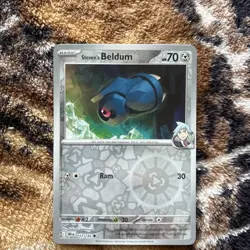 Pokemon Destined Rivals - 143/182 Steven's Beldum Reverse Holo - Image 1