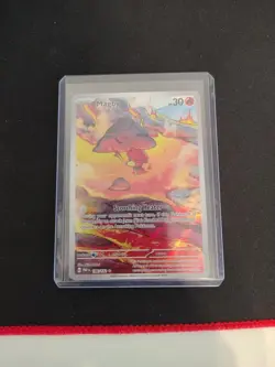 Pokemon TCG Magby 186/182 Paradox Rift Illustration Rare - Image 1
