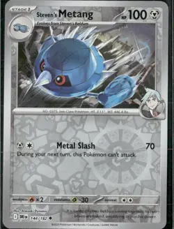 Steven's Metang 144/182 Sv10: Destined Rivals Reverse Holo - Image 1