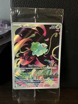 Pokemon Bulbasaur 133/132 Mega Evolution Stamped Holo Illus Rare 80 HP sealed - Image 1