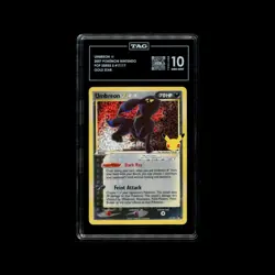 2021 Pokemon Celebrations Pop Series 5 #17 Umbreon Gold Star TAG 10 PSA 10 - Image 1