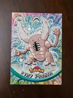 HP! Pinsir #127 - Pokemon Topps Series 3 - Blue Logo - TV Animation Edition - Image 1