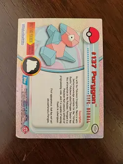 DMG! Porygon #137 Topps TV Animation Series 3 Pokemon TCG - Image 4