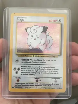 Piepi 5/102 Clefairy Base Set Pokemon Karte Basis Set 1999 Deutsch - Image 1