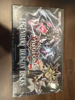 Yugioh Legendary DRAGON Decks Box Set Brand New Factory Sealed! - Image 3