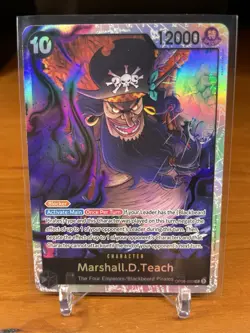 Marshall D Teach OP09-093 SR Emperors in the New World One Piece English NM - Image 1