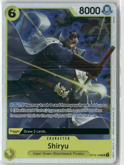 Shiryu OP16-108 SR The Time of Battle Foil English One Piece NM - Image 1