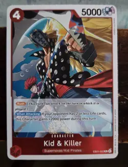 One Piece TCG Kid & Killer EB01-003 LD01 Learn Together NM Regular English - Image 1