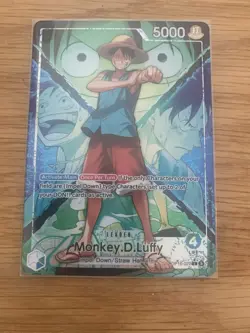 MONKEY.D.LUFFY - OP16-022 - One Piece - The Time of Battle - Leader - Alt Art - Image 1