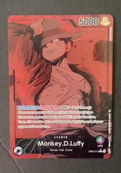 One Piece- Monkey D. Luffy Leader EB02-010 Alt Art - Image 1
