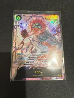 Koby (119) (Alternate Art) OP11-119 A Fist of Divine Speed Foil One Piece - Image 1