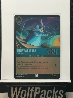 2026 Disney Lorcana Wilds Unknown - Merryweather Feisty Fairy #139 Foil - Image 1