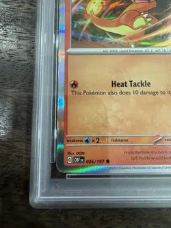 🔥 NEW CERT 🔥 Charmander 026/197 Holo PSA 10 🔥 Obsidian Flames Promo Card Box - Image 3