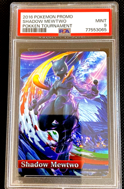 PSA 9 MINT SHADOW MEWTWO POKKEN TOURNAMENT POKEMON PROMO CARD G5518 - Image 1