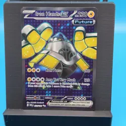 Pokemon Iron Hands EX TCG Full Art Holo Ultra Rare Card 223/182 Paradox Rift - Image 1