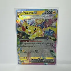 Pikachu EX Holo Double Rare Card 57/191 SV Surging Sparks Series - Image 1