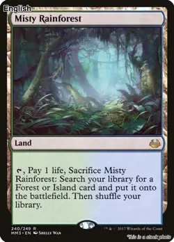Misty Rainforest EN [MM3 - 240] - NM TCG MTG - Image 1