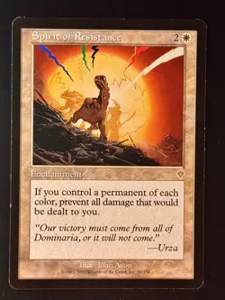 MTG - Spirit of Resistance - NM - Invasion #38 - RARE - EN - REG - Image 1
