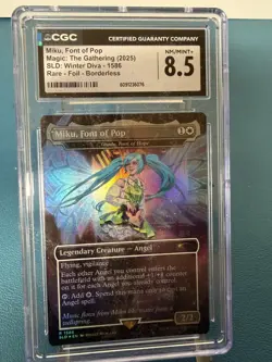 Miku, Font of Pop - Giada, Font of Hope (Rainbow Foil) Secret Lair Drop Foil - Image 1