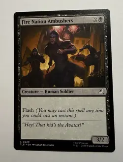 Fire Nation Ambushers 229 TLE NM Near Mint MTG Magic NM - Image 1