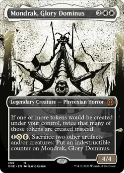 Mondrak, Glory Dominus - ICHOR SHOWCASE NM (MTG Phyrexia All Will Be One 299) - Image 1