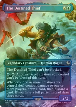 MTG - Destined Thief Borderless Foil (FIC) - Image 1