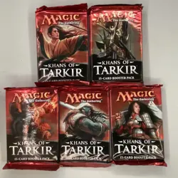 Magic The Gathering MTG Khans of Tarkir (KTK 2014) Booster Pack X1 - NEW/SEALED - Image 1