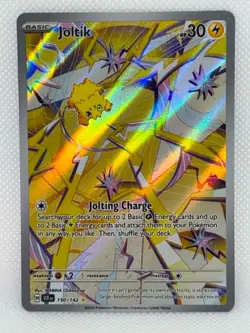 Pokemon Stellar Crown - Joltik 150/142 - Illustration Rare - NM/M Condition - Image 1