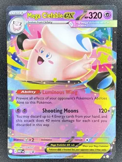 Mega Clefable Ex 072 MEP Black Star Promo Pokemon - Image 1
