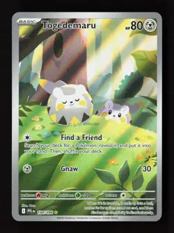 Togedemaru 104/094 Illustration Rare Phantasmal Flames Pokemon Near Mint - Image 1