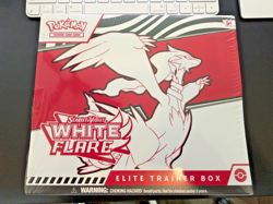 Pokemon TCG Scarlet & Violet White Flare ETB - Sealed with small tear - Image 1