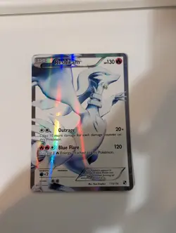 Pokemon TCG Reshiram Black & White 113/114 Full Art Holo UR Eng 2011 130HP - Image 1