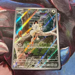 Meowth 106/094 IR Full Art Phantasmall Flames Pokemon - Image 1
