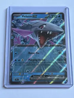 Veluza EX 43 / 159 Pokemon Journey Together 2025 Mint - 9.0 + Double Rare Holo - Image 1