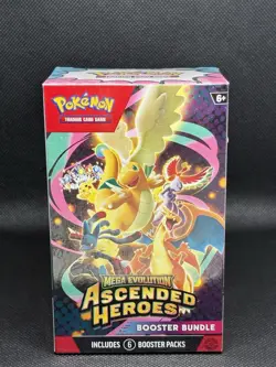 Pokemon TCG: Mega Evolutions - Ascended Heroes Booster Bundle - Factory Sealed - Image 1
