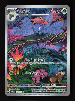 Gloom 198/197 Illustration Rare Obsidian Flames Pokemon Near Mint - Image 1