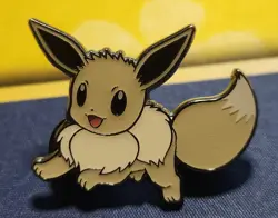 Pokemon Eevee Radiant Shiny Collector's Pin Nintendo Officially Licensed - Image 1
