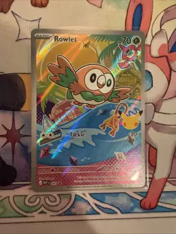 Pokemon TCG Rowlet 043 Me: Mega Evolution Black Star Promo Holo MINT/Near Mint - Image 1